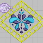 فروش طرح گلدوزی گل
