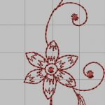 Border Black Embroidery
