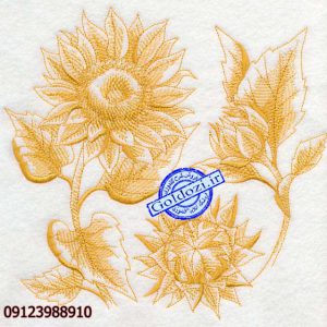 طرح گلدوزی گل کامپیوتری