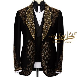 گلدوزی کت‌ و شلوار انتخاب خاص برای مجالس و مهمانی‌ ها